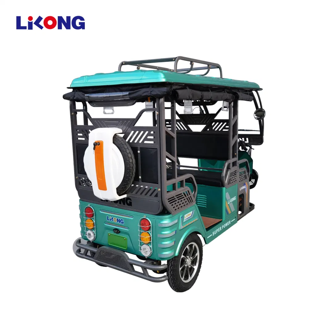 Hot Sale Tricycles Electric Three Wheel Passenger Tricycle Auto E Rickshaw Tuk Tuk Differiential Motor Taxi