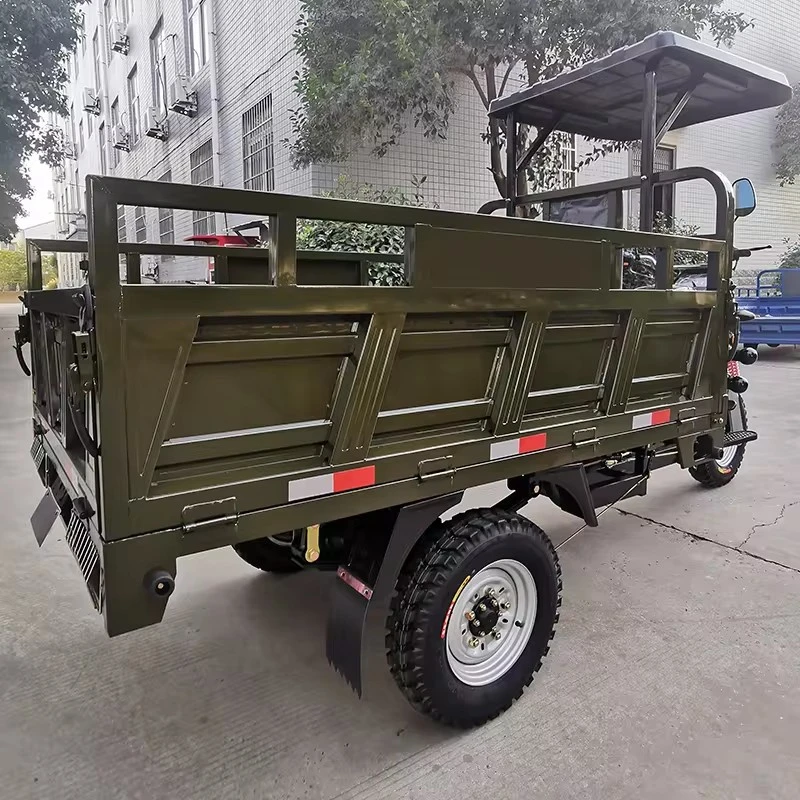 China Manufacture Air Cooled Gasoline Cargo Tricycle High Performance Motorized Tricycle Motorcycle Cargo Bike for Sale