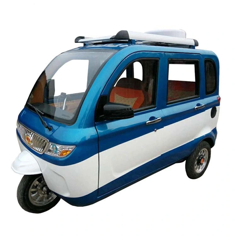 4 Wheel 60V 1000W Freight Electric Tricycle 3 Wheel Passenger Electric with New Energy Solar