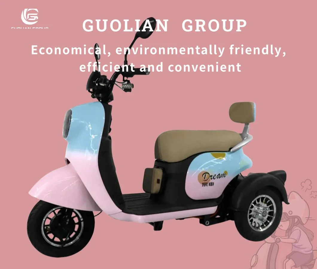 Wholesale Passenger Scooter Trike Small Leisure Electric Tricycle for Elderly Mobility Scooter with Foldable Seat