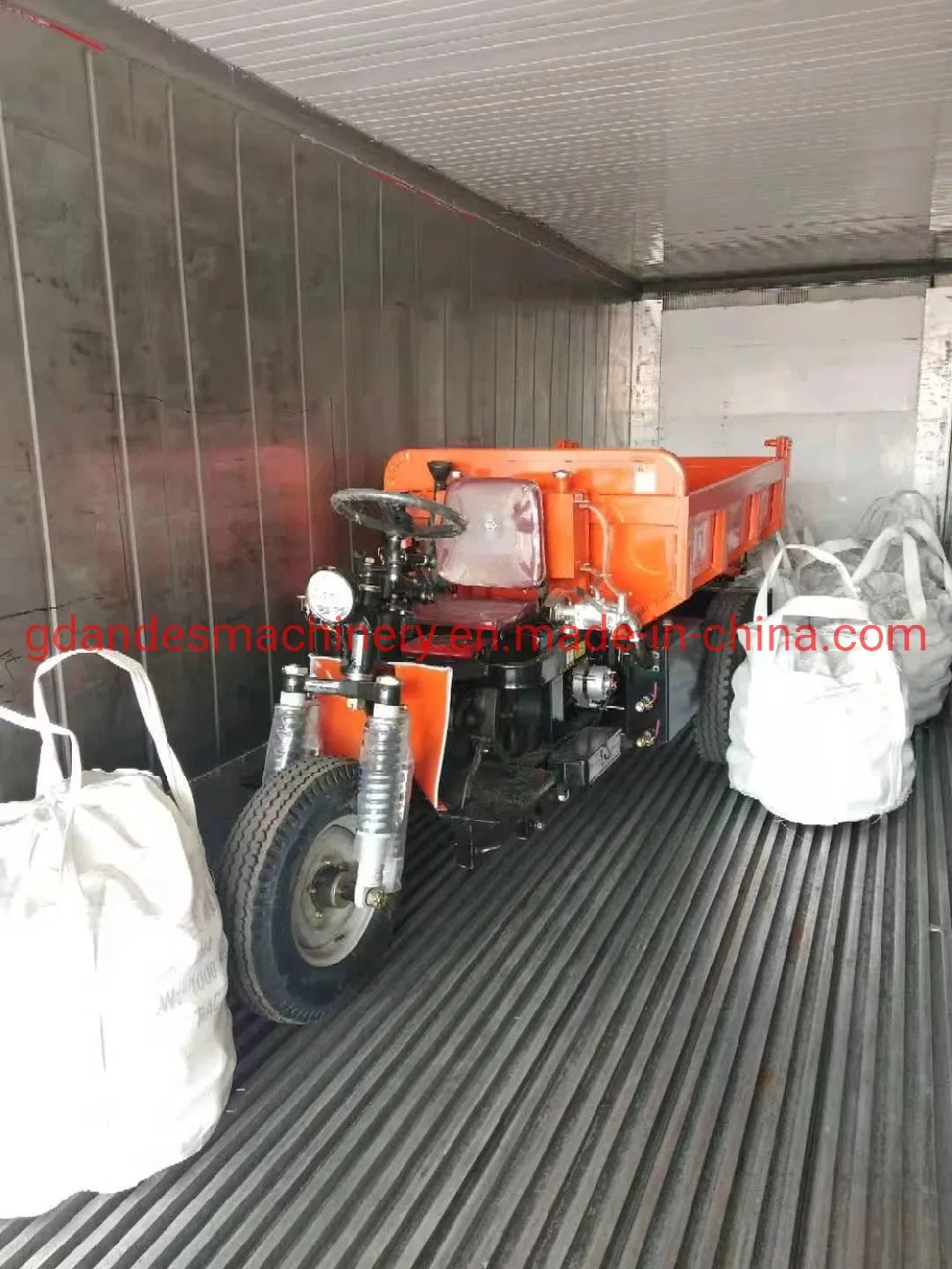 Power Saving 48V 60V 72V Mini Dumper Electric Cargo Tricycle 3 Wheel Tricycle Trailer 1 Kw 2 Kw 3 Kw Motor