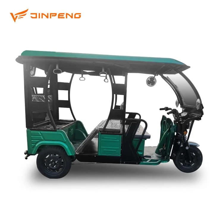 Cheap Electric Rickshaw 4 Passenger Solar Electric Tricycle India Tuk Tuk for Sale