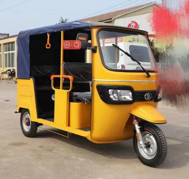 Meidi 3-Wheel Tricycle Taxi Use Mobility Rickshaw Bajaj Passenger Tuktuk 100km Long Range Electric Tuk