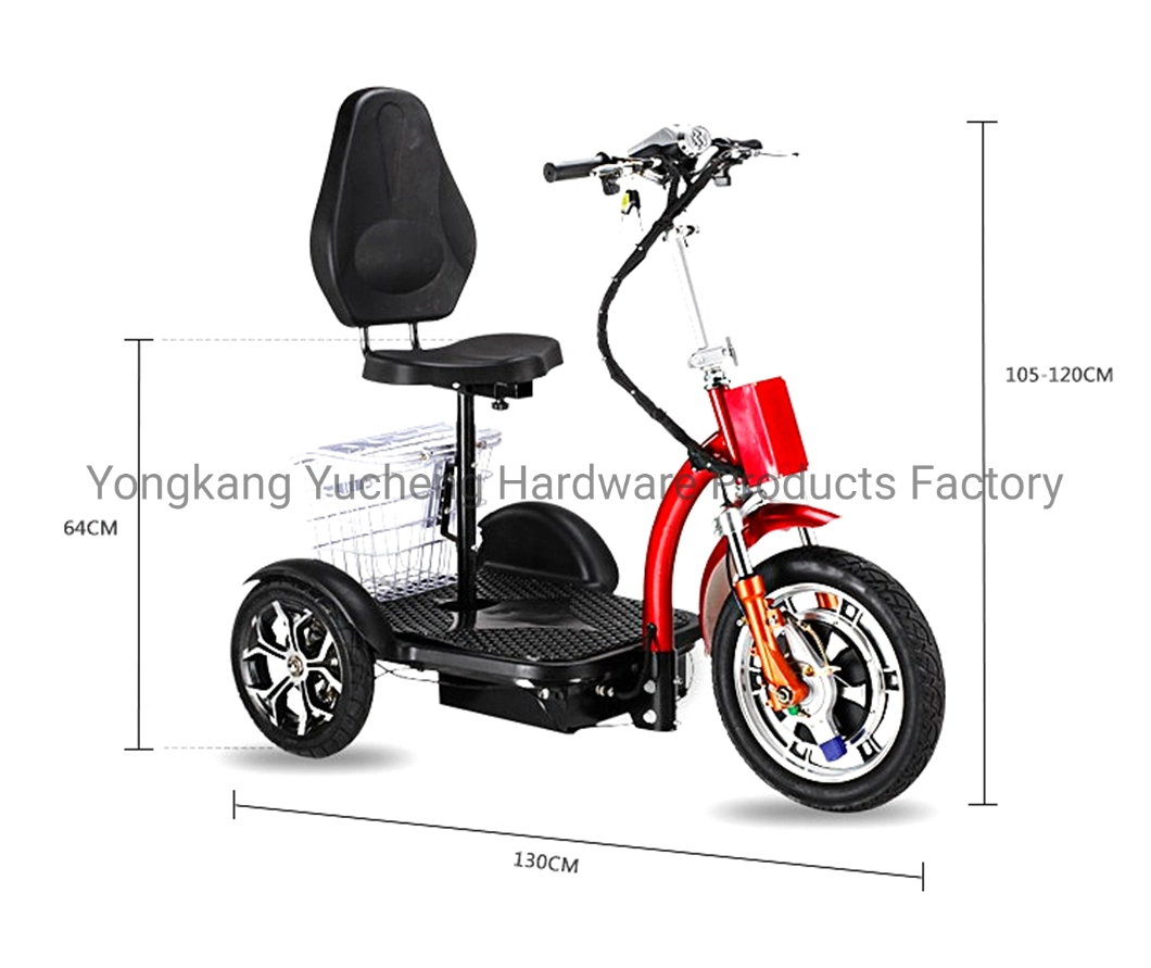 500W Lithium Battery Zappy Scooter Small Three Wheel Electric Scooter Bike