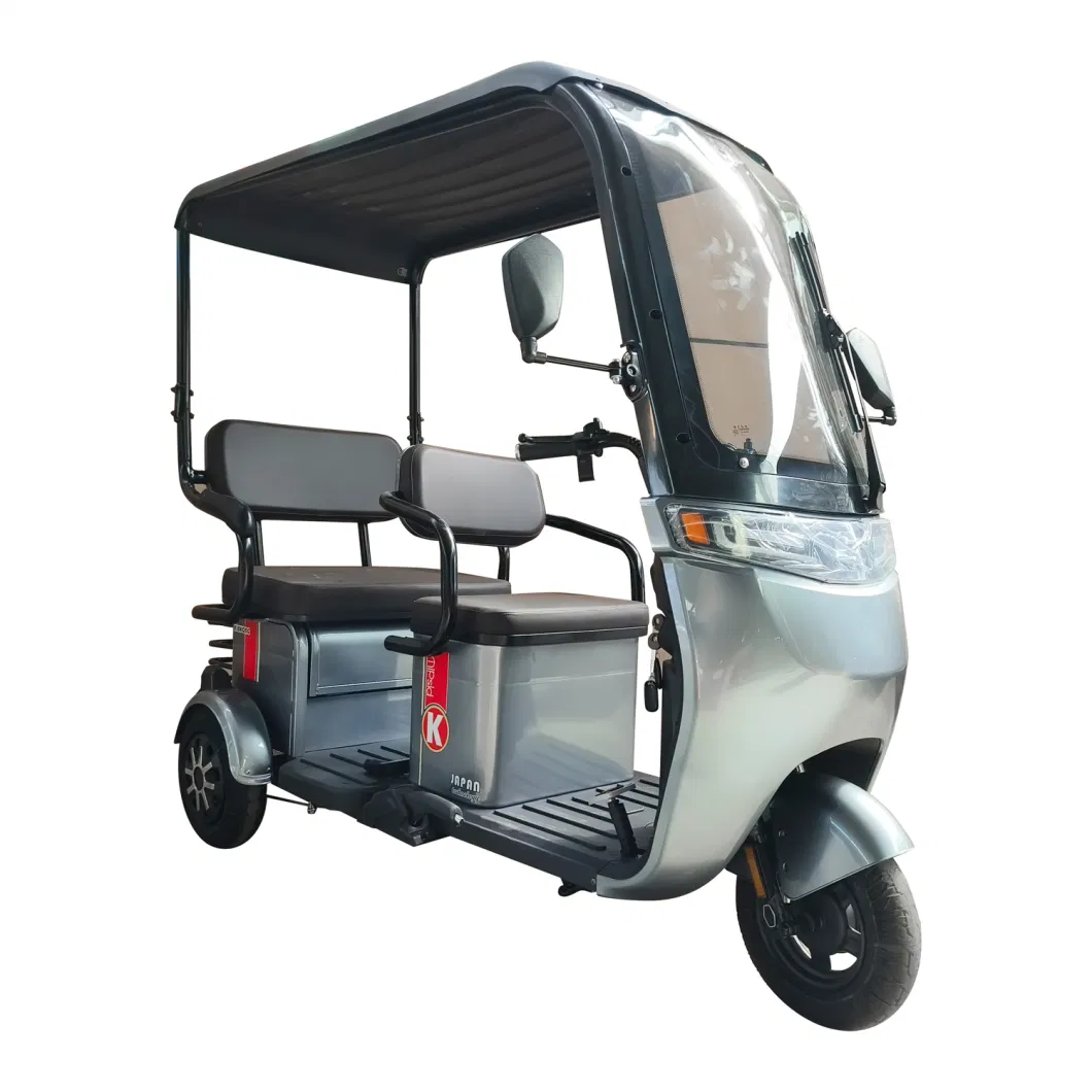 Willstar Ty378 Adult Electric Tricycle 3-Wheel One Driver and 2 Passenger Trike Chilwee 48V20ah Lead-Acid Battery Operated Integrated Shed, Windshild, Wiper