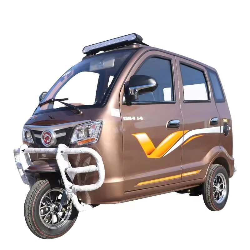 New Adult Closed Electric Passenger, Cargo, Three Wheels, Motor, Petrol, Motorized, Electric Trike, Vehicle, Bicycle