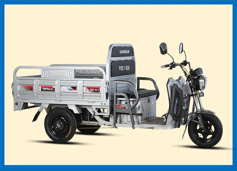 Electric Three-Wheels Motorcycle Electric Cargo Tricycle 1000W Fat Tire Adult Tricycle