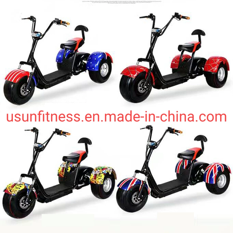 3 Wheels Fat Tire City Coco Electric Scooter E Scooter Motor Bike with CE