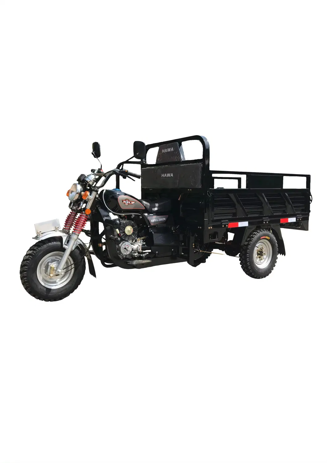 100-150cc Motorized Tricycle with Cabin Water Cooler Three Wheel Covered Gas Motorcycle Cargo Tricycle for Sale