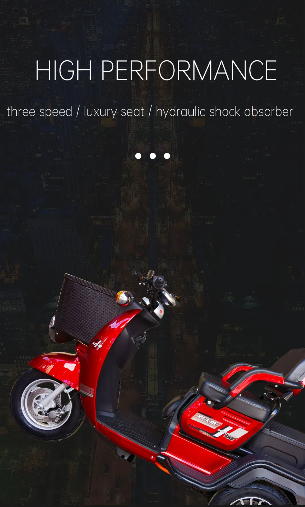 Hot Selling Warehouse Adult Three Wheel Bicycle Low Price High Speed Long Range