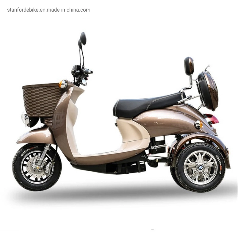 Wuxi Stanford 3 Wheel Electric Tricycle Adult Xg with Basket for Sale