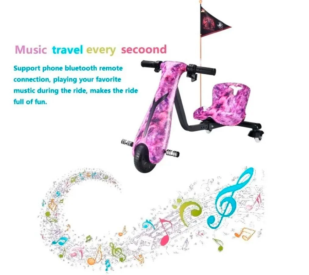 New Pattern Best Gifts 3 Wheel Drifting Electric Scooter Drift Trike for Kids and Adults