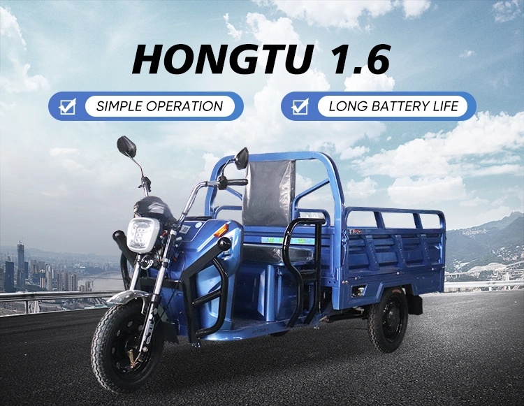 Hot Sale Keyu High Quality Adult Cargo Electric Tricycle Family Use Battery Powered Electric Tricycles