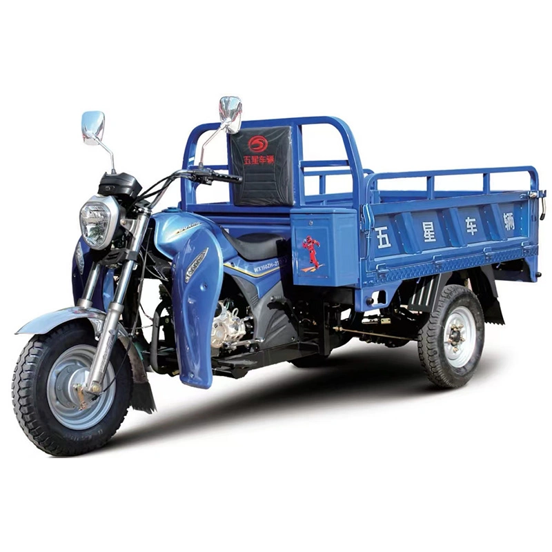 130cc Air-Cooling Cargo Tricycle Wheels Motorcycle Fuel Oil Gasoline Motor Fuel Powered Vehicles Tricycle for Farm