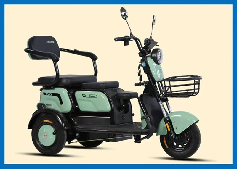 Recreational Electric Mobility Tricycle 60V 650W Electric Passenger Tricycle for Adults