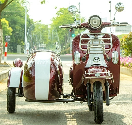 Adult Cheap Electric Tricycle Vespa with Sidecar