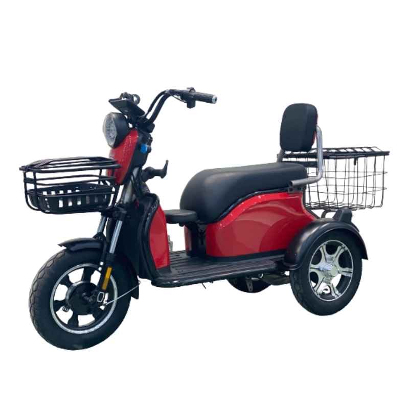 Multi-Purpose Foldable Seat Cheap Three Wheel Electric Tricycle for Cargo and Passengers