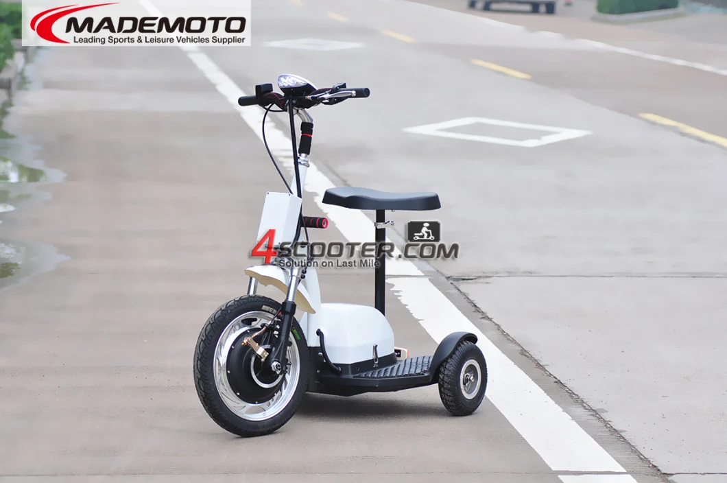 Adult 500 Watts Three Wheel Electric Zappy Scooter Trike with Seat