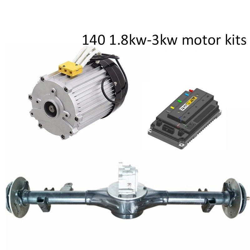 Three Wheels Electric Rickshaw Tricycle Vehicle Conversion Kit 1000W 1200W 1500W 48V 72V DC Motor