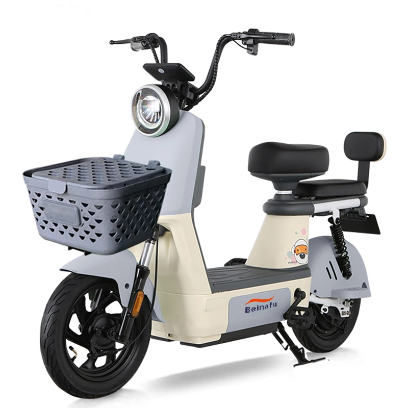 Beinafu-2 Two-Wheeled Scooter Electric Motorcycle 350W 48V Electric Motorcycle Scooter City Bike