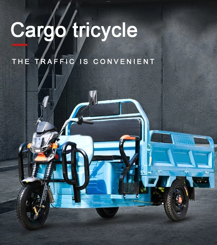 Factory Direct Open 3 Wheels Electric Tricycle Cargo Bike for Sale Cheap