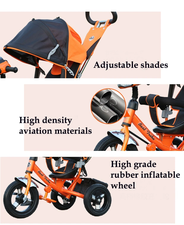 Safety Simple Children Baby Seats Stroller Umbrella Triciclo Smart Trike Kids Child Tricycle for Sale