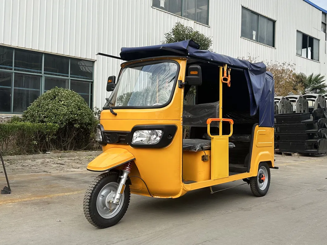 Meidi Cheap 100km Long Range 1500W 3 Wheel Electric Tuk Passenger Tricycle with 6 Seat