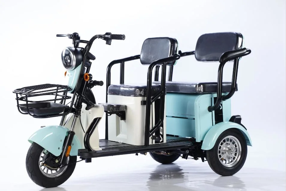 Open Electric Trike, Vehicle, Bicycle, Bike, Motorbike, Rickshaw, Leisure Tricycle, Three Wheel Motorcycle for Adults