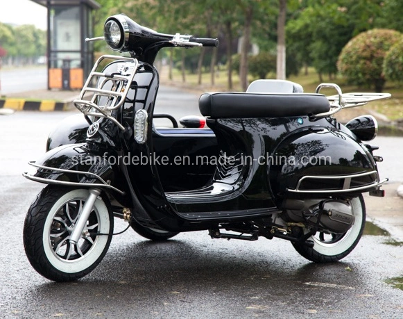 Adult Cheap Electric Tricycle Vespa with Sidecar