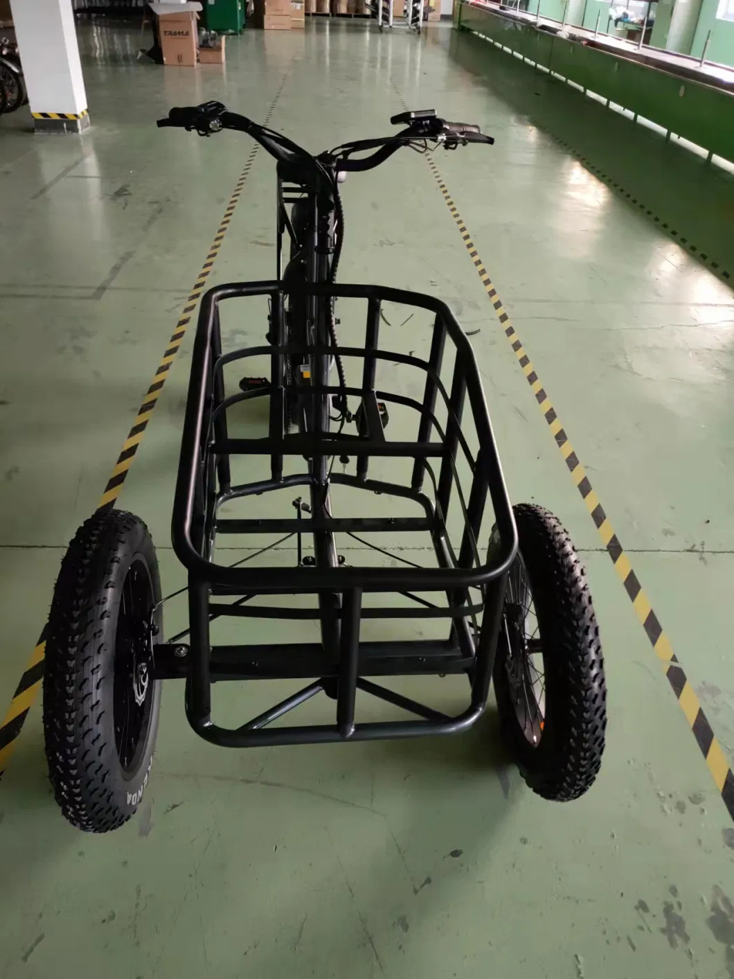 The Most Cost-Effective Cargo Fat Tire Electric Rickshaw Tricycle with 3 Wheel Rear Drive 48V 500W for Adult