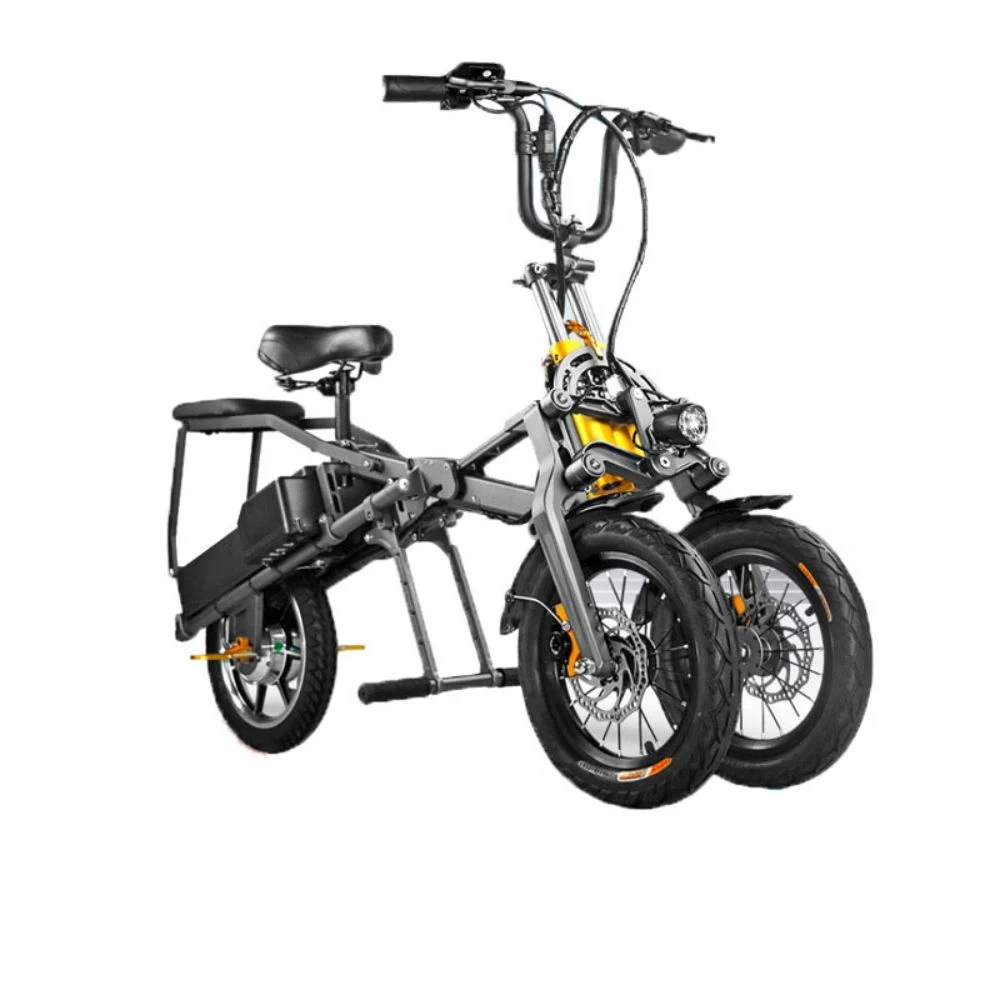 48V 350W/500W Fat Tyre Electric Tricycle for Adults Rear Drive