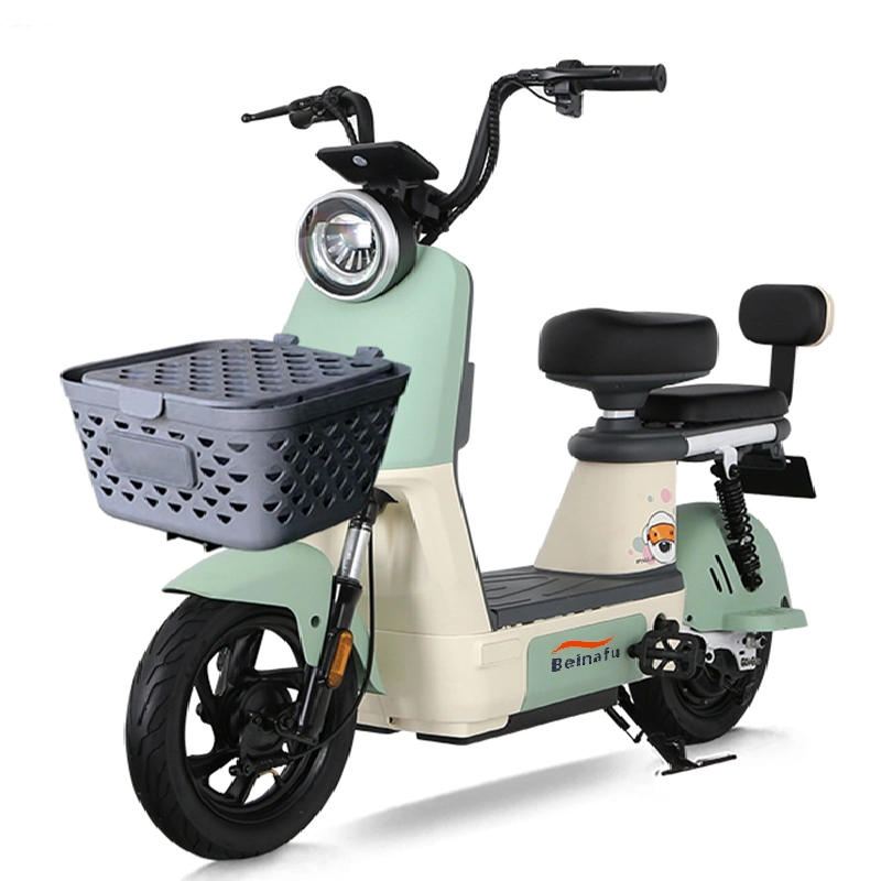 Beinafu-2 Two-Wheeled Scooter Electric Motorcycle 350W 48V Electric Motorcycle Scooter City Bike