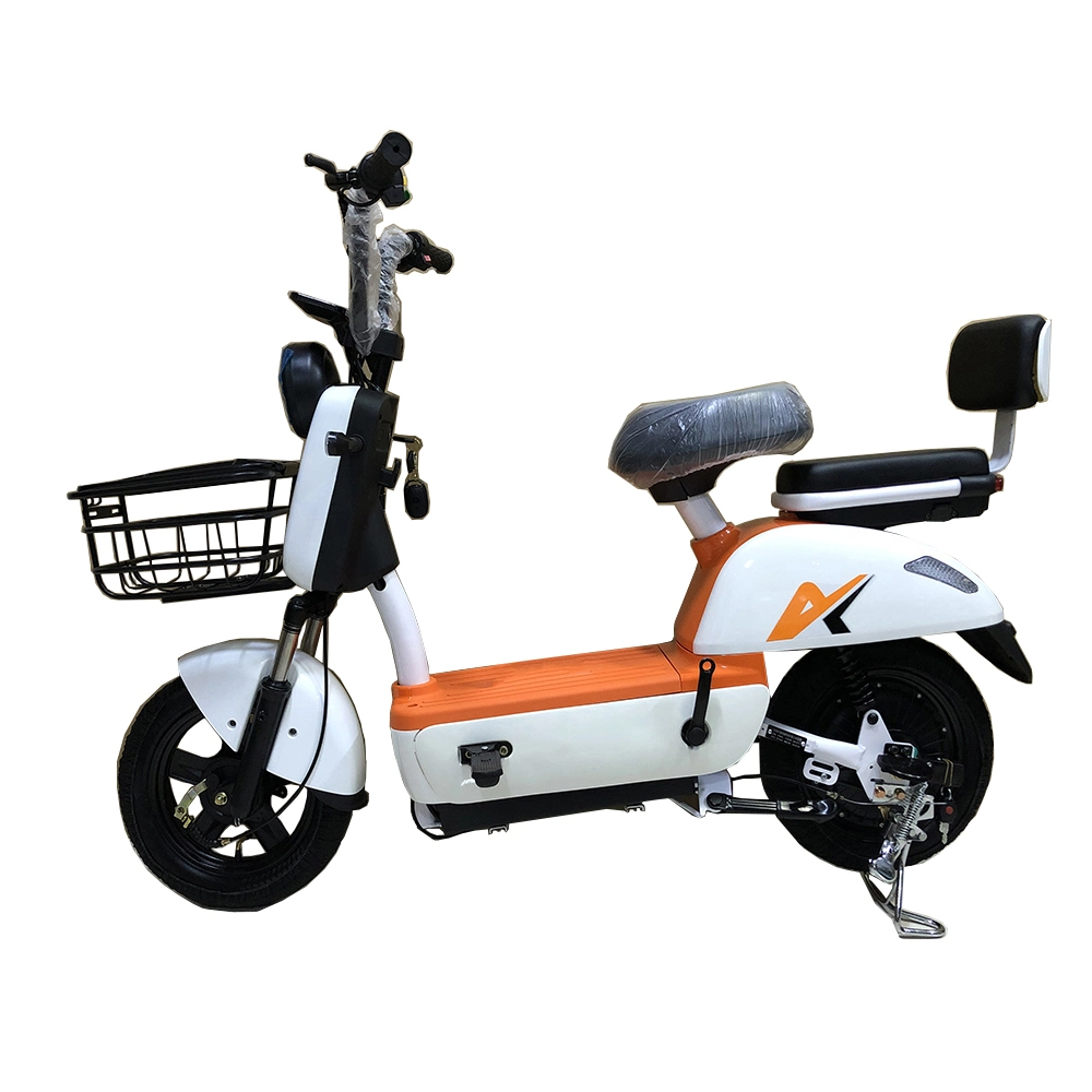 2023 Two-Wheeled Electric Bicycle Moped Adult Pedal Battery Car Scooter Cross-Border Foreign Trade Export Factory