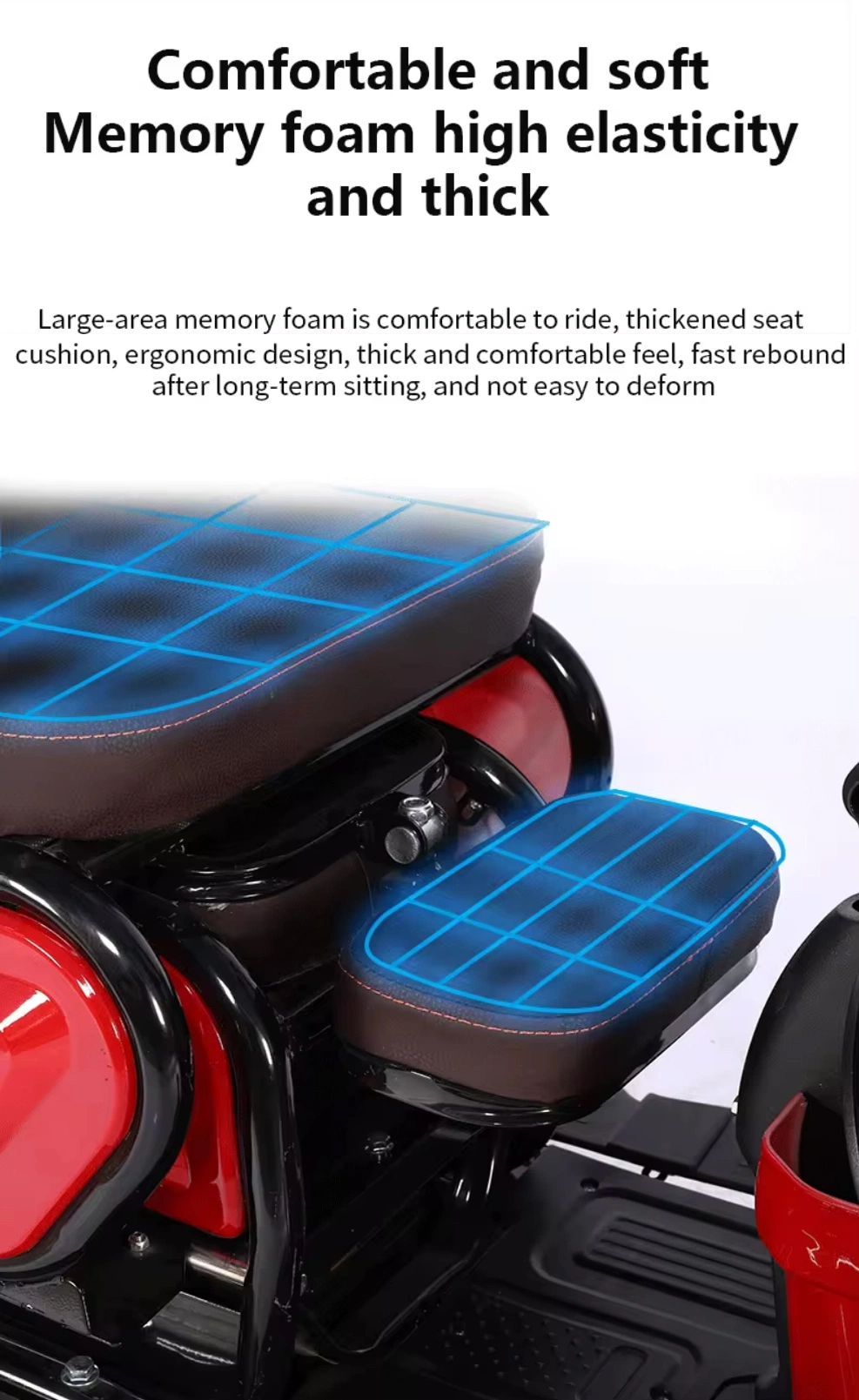 China Foldable Seat Passenger Pickup Tricycle for Elder