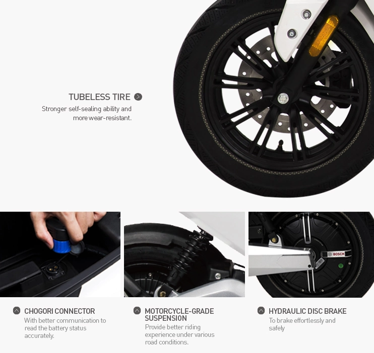 Two Wheel Electric Scooter Trike Motorcycle Factory Direct Price