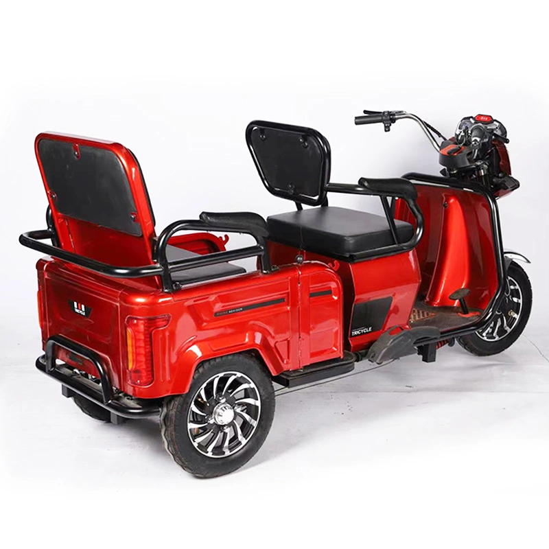 Cheap Two Seats Adult Electric Tricycle with Motor and Passenger Seat Best Price Adult Trike/Electric Tricycle Lithium Battery