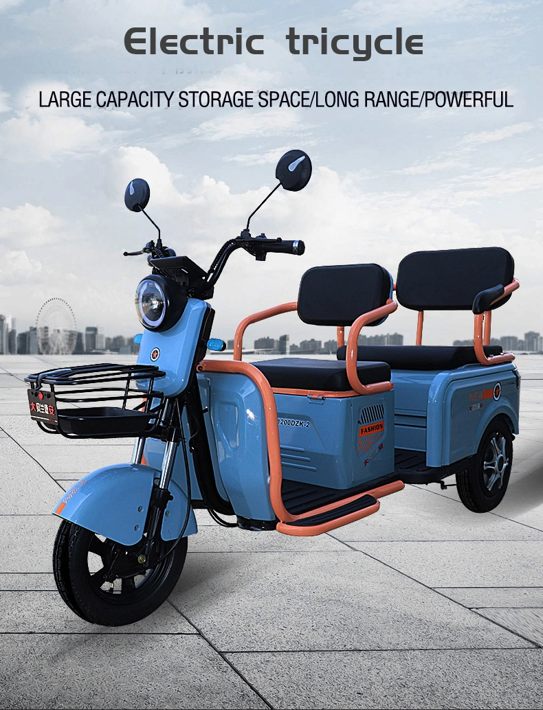 Pardo A9 Factory Direct Sales New Style Electric Tricycle for Picking up Children Passengers and Cargo