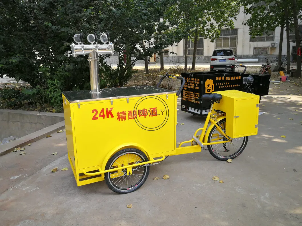 Electric 3 Wheel Beer Bike for Sale