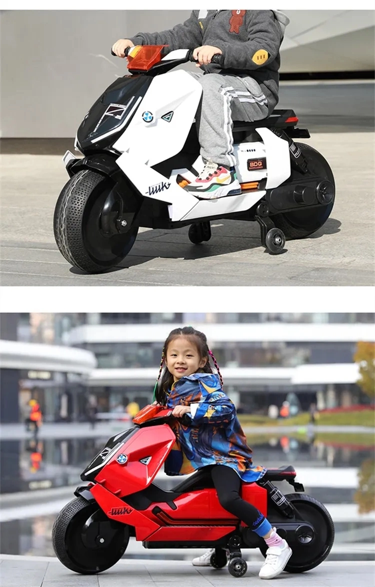 Hot Selling High Quality Children Battery Operated Trike Cycle Kids Electric Motorcycle for 3-10 Years Baby Riding