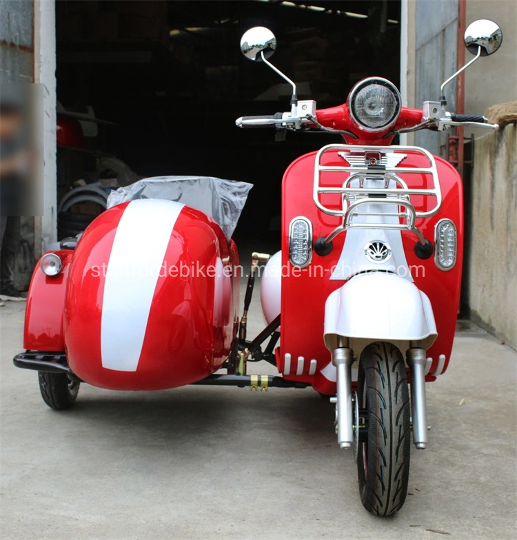 Adult Cheap Electric Tricycle Vespa with Sidecar