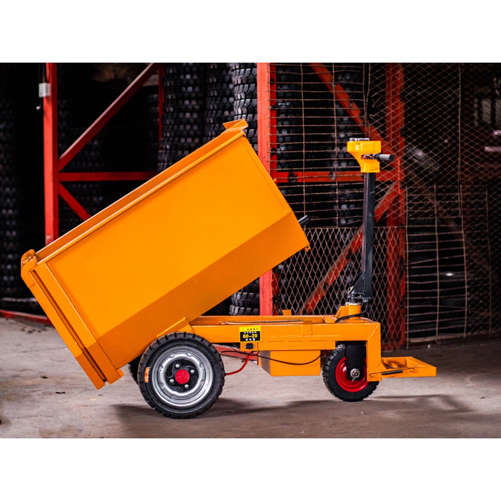 Electric Mini Dumper Cart Construction Cargo Tricycle Tipping Wheelbarrow