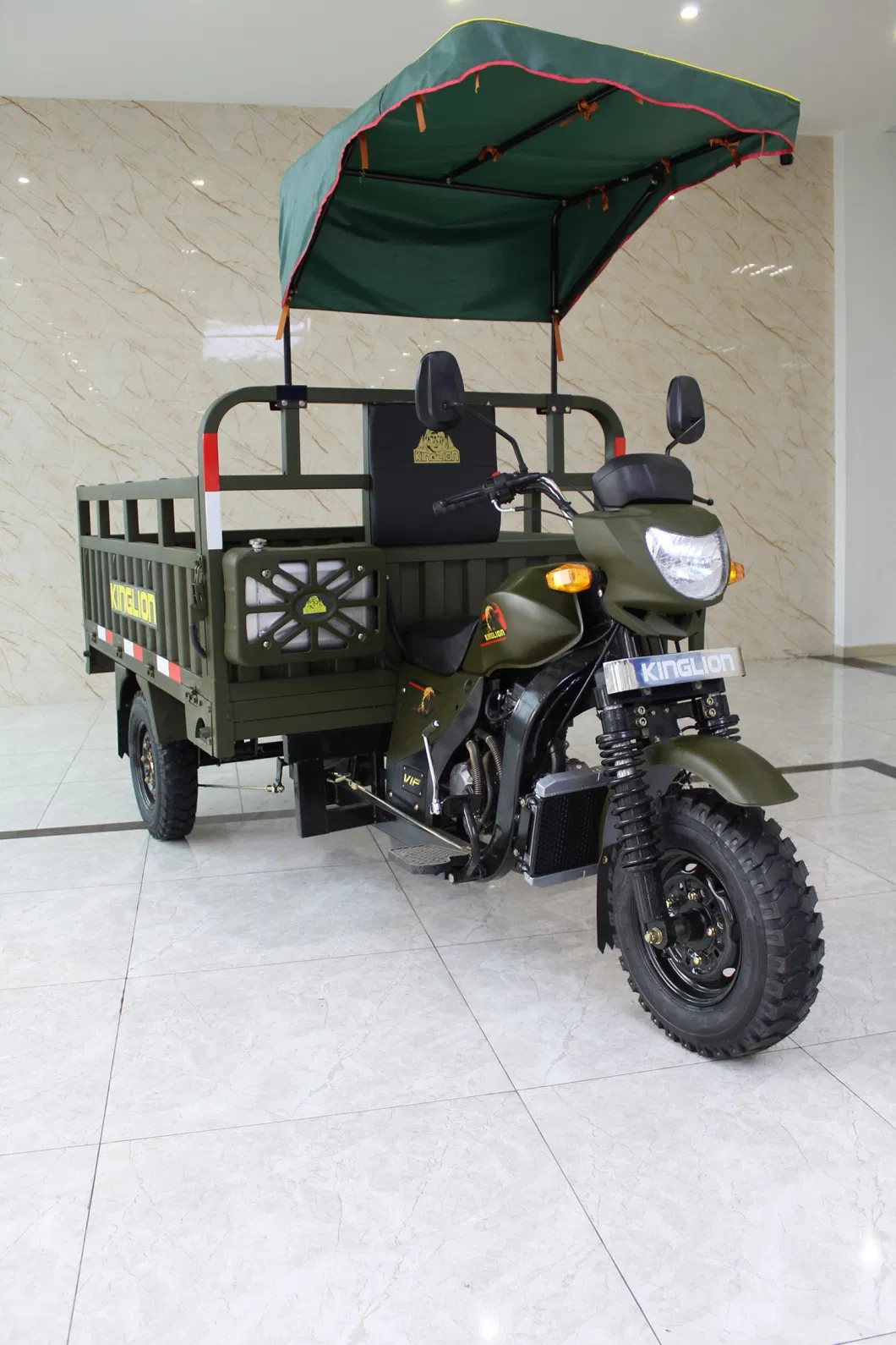 Self Dumping Function Three Wheel Motorized Cargo Tricycle for Burkina Faso