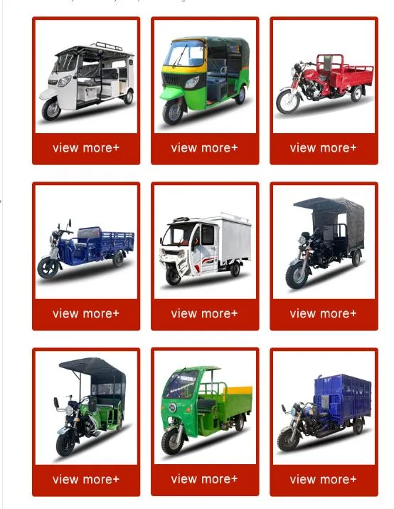 Factory Price Farm Cargo Transportation 250cc Motor Gasoline 12V Motorized 3 Wheel Tipper Truck Mini Truck Adult Tricycle