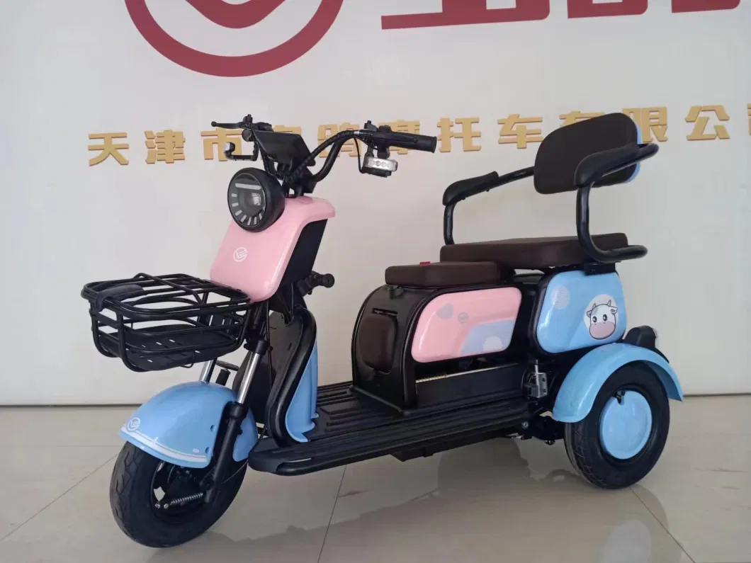 Electric Tricycle Small Rickshaw Passenger Tricycle 3 Seats