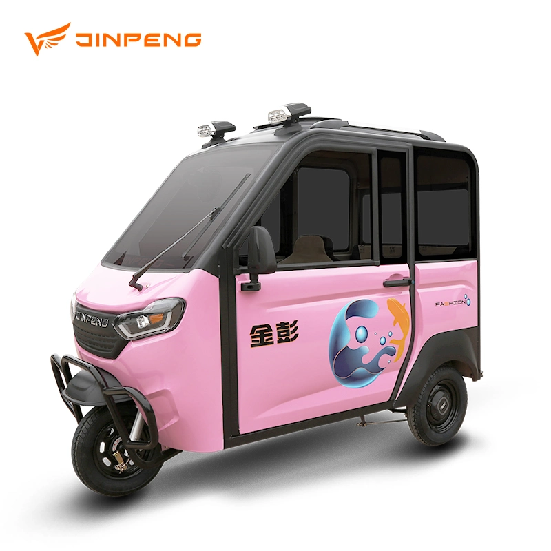 Cheap Price Heavy Passengers Loading Closed Cabin Electric Passenger Tricycle Tuk Tuk