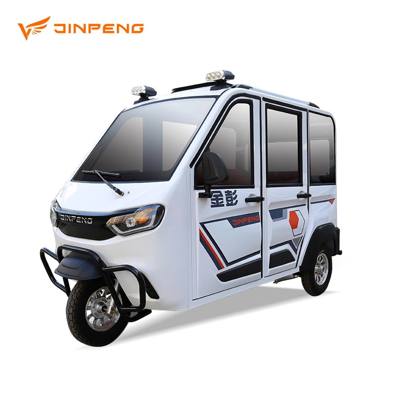 Jinpeng Brand Cx EEC Certificate Electric Closed Tricycle for Passenger Taxi Use 800W 1000W 3 Seats