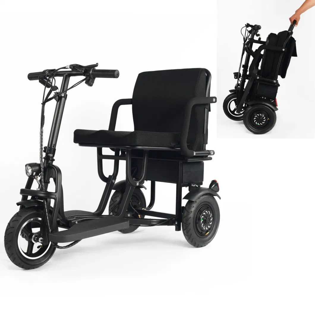 Caremoving Fold up Disabled Scooter Mobility Portable Electric Tricycles for The Elderly