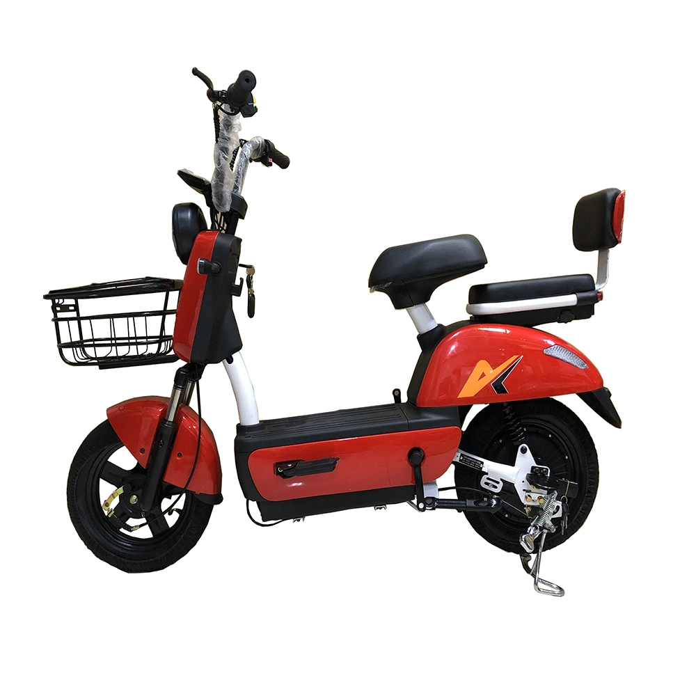 2023 Two-Wheeled Electric Bicycle Moped Adult Pedal Battery Car Scooter Cross-Border Foreign Trade Export Factory