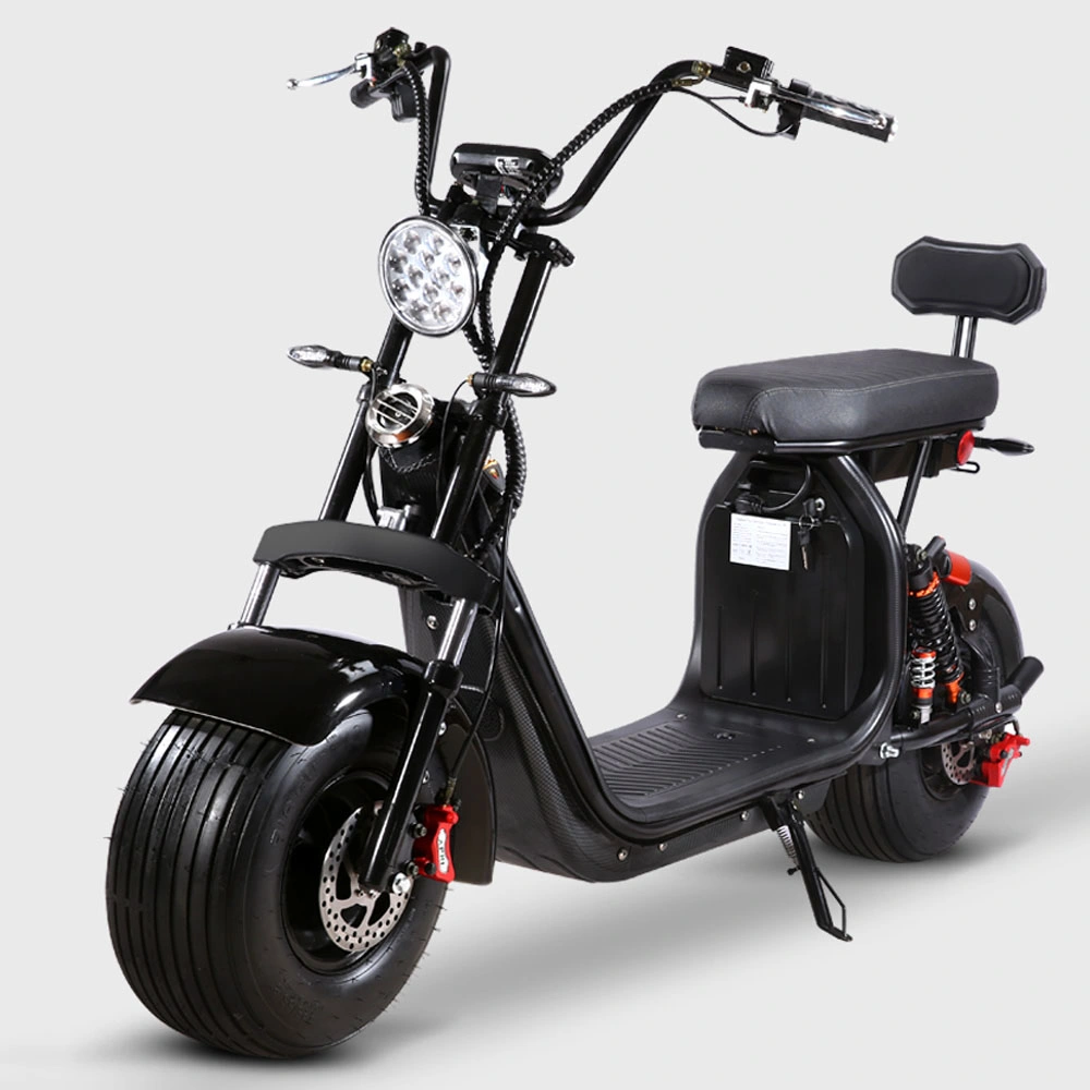 Wide Tire Double Two-Wheeled Battery Motorcycle Adult Lithium Battery Pedal Electric Bike Scooter