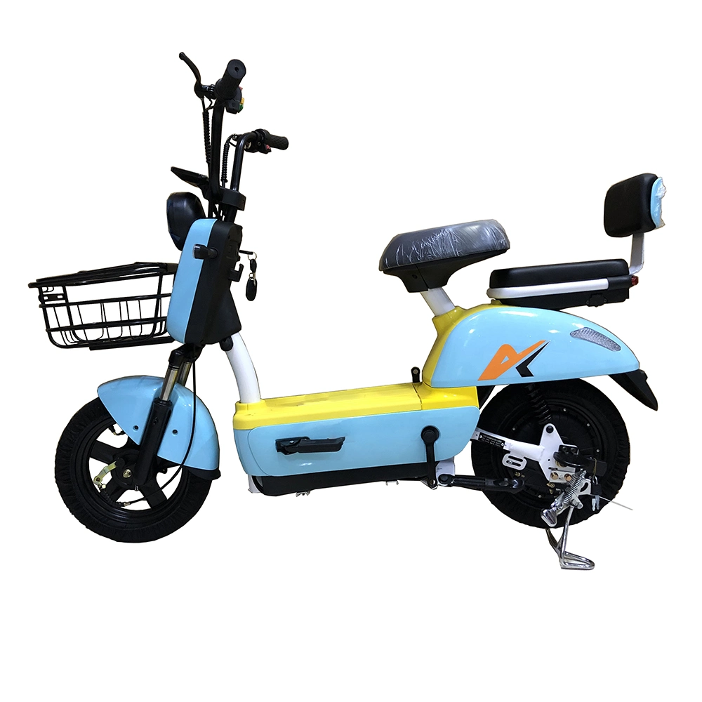 2023 Two-Wheeled Electric Bicycle Moped Adult Pedal Battery Car Scooter Cross-Border Foreign Trade Export Factory